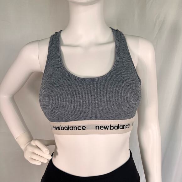New Balance Sports Bra Blue Size Medium - Picture 1 of 9